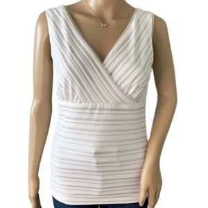 White House Black Market Striped Top